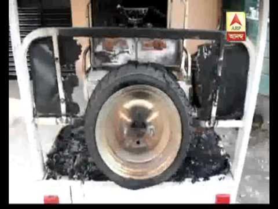 cpm supporte's house & car ransack at Jalpaiguri