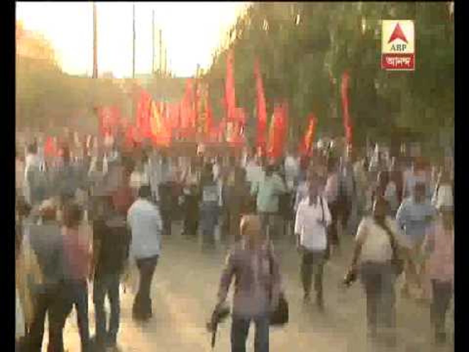 rally against violence:Left Parties march  to Lalbazar