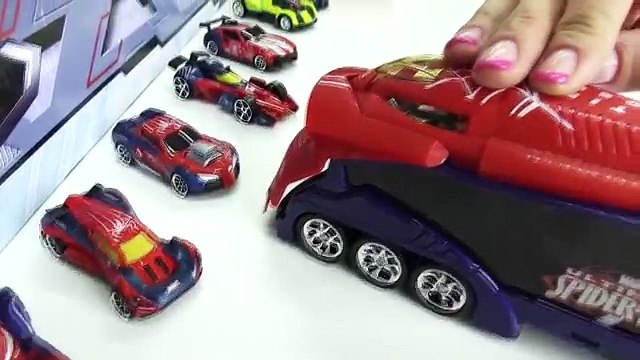 Человек паук. Спайдермен. Машинки. Мультики про машинки. Развивающее видео.