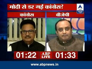 ABP LIVE Debate - Is now Congress afraid of Modi?
