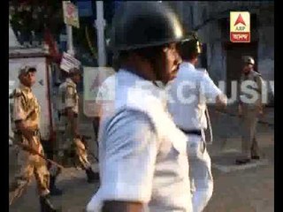 TMC-Congress clash, police attacked at Girish Park