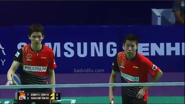 Malaysia SS Purple League 2016 - 2017 | Chen Tang Jie/Goh V Shem - Chooi Kah Ming/Tan Wee Kiong