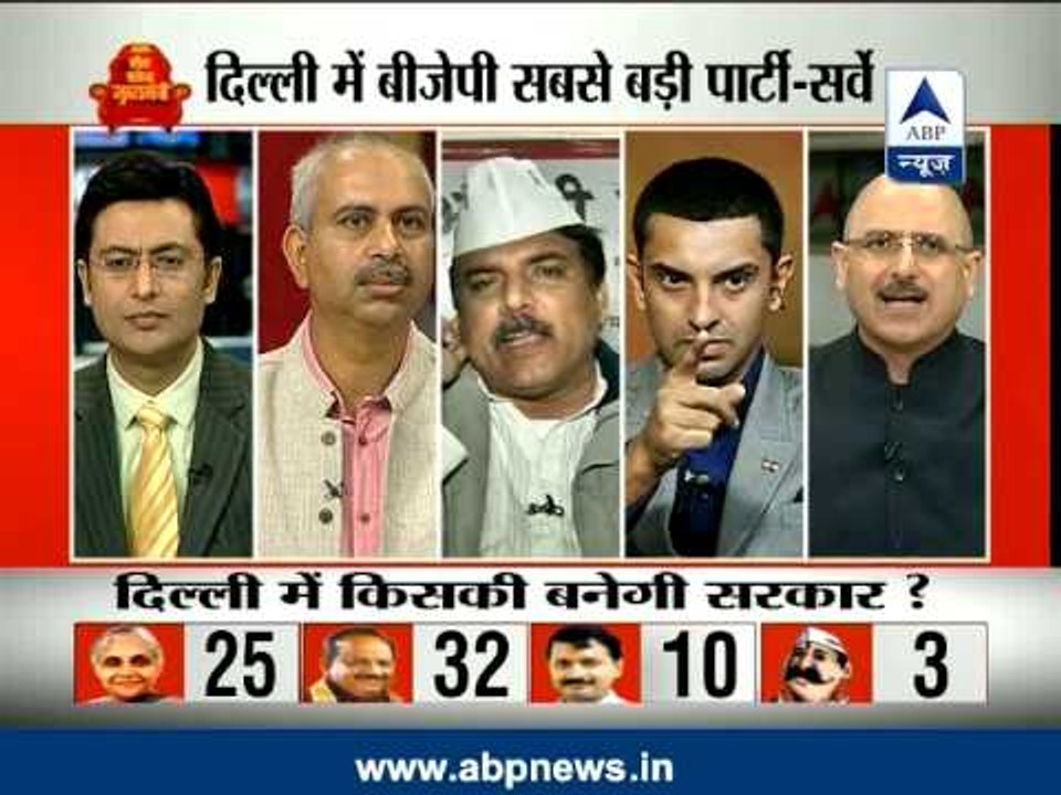 ABP News Opinion Poll: In Delhi elections who will come to power?
