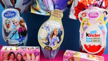 Kinder Surprise Eggs Giant Easter egg Frozen Disney Cinderella Movie Princess