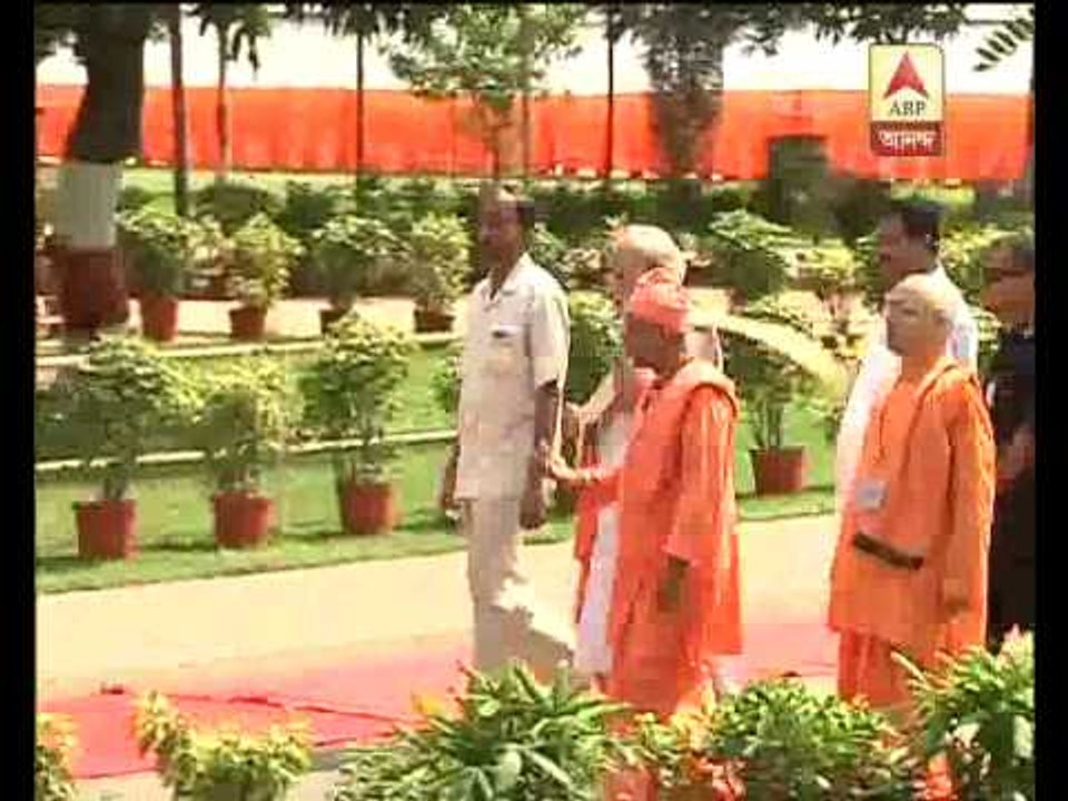 PM Narendra Modi at Belur Math