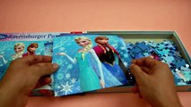 DISNEY FROZEN | ELSA and ANNA | Surprise Puzzle & Toys | RED TRUCK