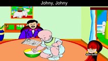 Johny Johny with lyrics and sing along option
