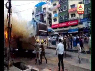 Fire on a Bus at Asansol, no casualities