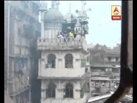 Fire gutted a plywood godown at bowbazar