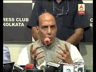 Rajnath expresses concern over law and order situation in West Bengal