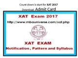 XAT Admit Card Available Count down is start for XAT 2017