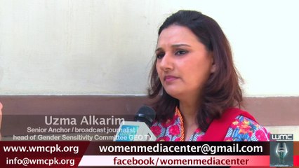 Uzma Alkarim, Senior Anchor Geo News says about WMC-Pakistan