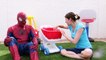 WATER BALLOON POP CHALLENGE Surprise Toys Barbie, Shopkins, Wikkeez with Spiderman & DisneyCarToys