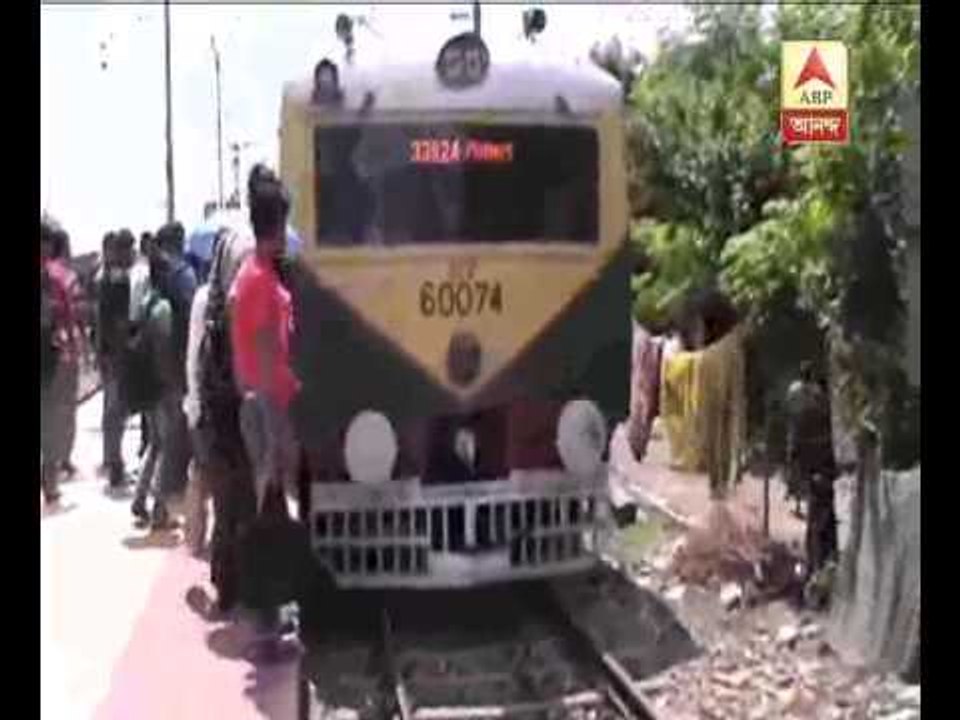 Smoke from Bangaon  local train