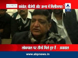 SP slams Anna Hazare and Congress