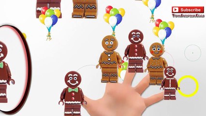 Lego Gingerbread Cookies Finger Family Song Nursery Rhymes Lyrics Songs for Children Homeschooling