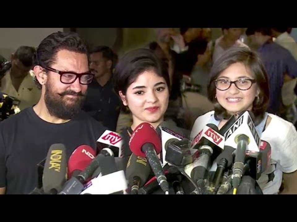 Aamir Khan's CUTE Little Daughters/Actress In DANGAL Movie Zaira Wasim & Suhani Bhatnagar