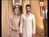 shahid kapoor walks hand in hand with Mira after marriage