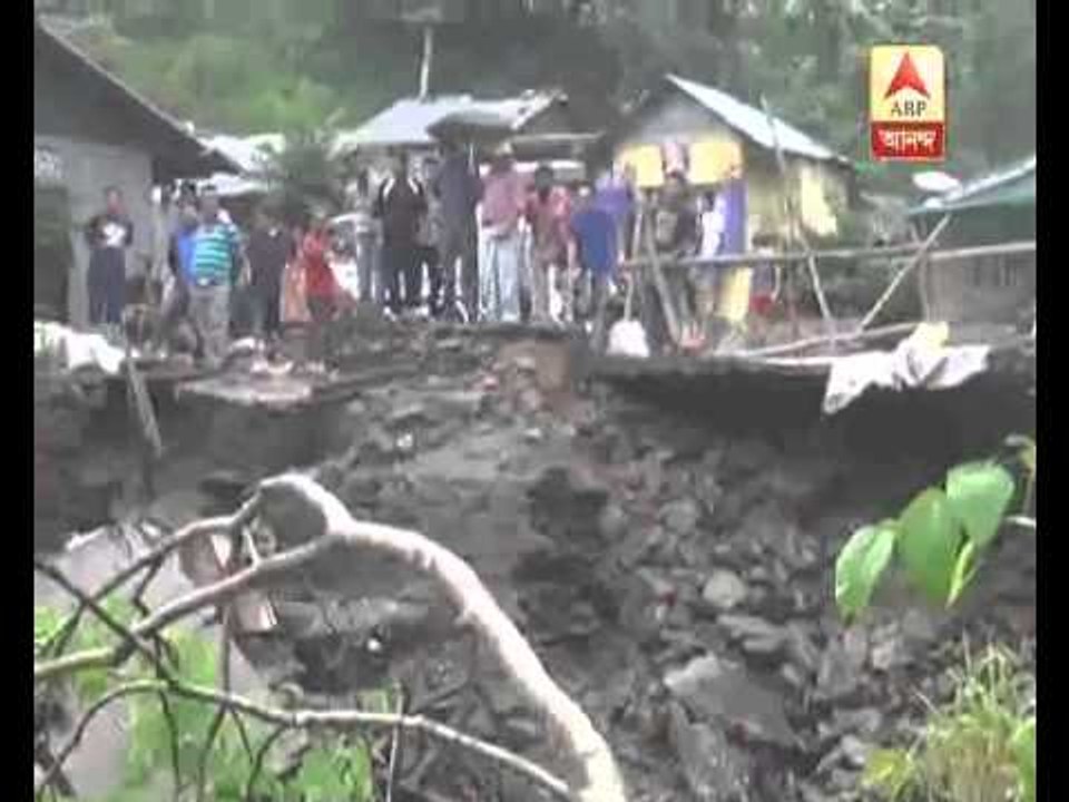 Fresh landslide at Kalimpong