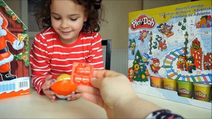 Christmas edition MLP Maxi Kinder egg, Play Doh and Kinder Surprise Advent Calendar Day 3
