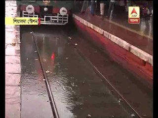 Train service disrupted at Sealdah station due to heavy rain