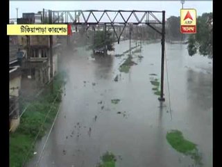 Water Logging at Howrah train line