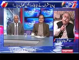 Hot debate between Nihal Hashmi and Mola Baksh Chandio in Javed Chohdry's program