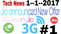 JIO IN ANNOUNCEMENT  4G SIM IN 3G PHONE WITH NEW YEAR OFFER | HINDI|