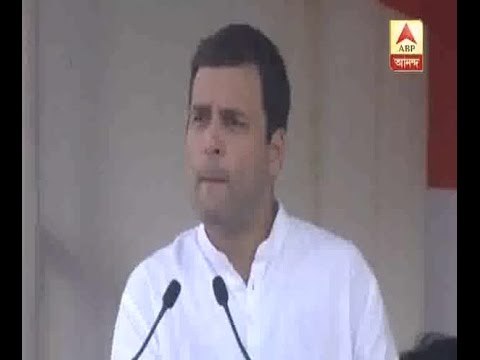 Rahul Gandhi attacks Modi on Land Bill, abp ananda