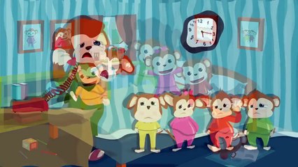 Five Little Monkeys Jumping On The Bed | Kids Songs | Baby Songs
