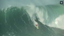 Les surfeurs ont dompté les vagues géantes de Nazaré