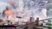 Mexique : les images spectaculaires de l'explosion des feux d'artifice