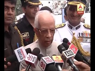 Governor Kesrinath Tripathi speaks in support of Modi on award returning incident