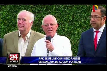 PPK se reúne con integrantes de bancada de Acción Popular