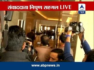 Police reach venue of Sahara press conference in Delhi