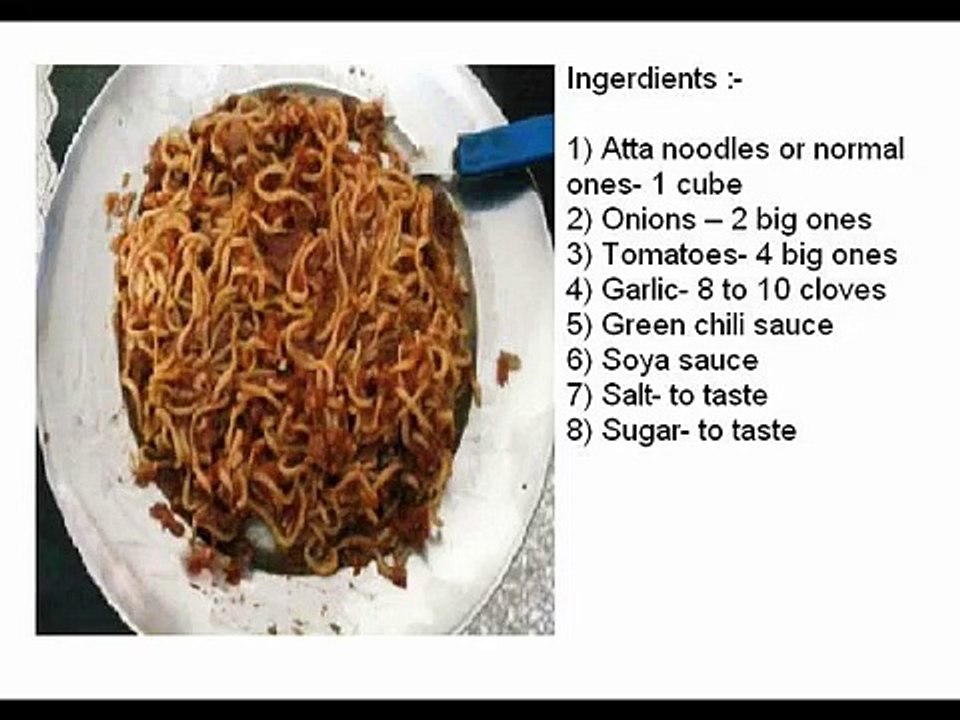 NOODLES SWEET SOUR STYLE II II