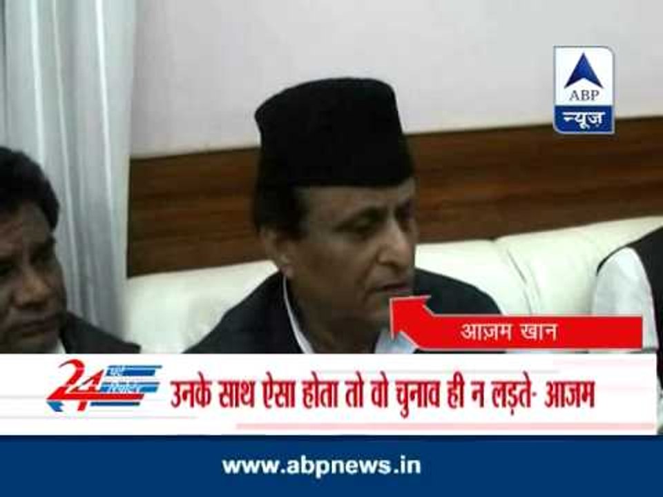 Azam Khan takes dig at Modi over Varanasi seat row video Dailymotion
