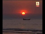 last sun set of this year at Juhu Beach, Mumbai