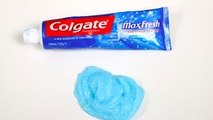 How to Make Slime Colgate Toothpaste and Glue, Without Borax , Without Starch and Without