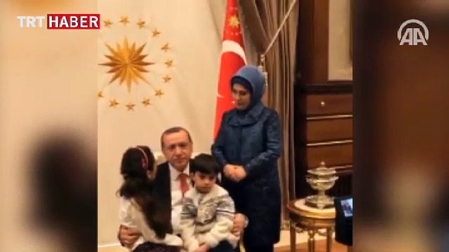 Halep'teki katliamı duyuran Bana, Cumhurbaşkanlığı Külliyesi'nde