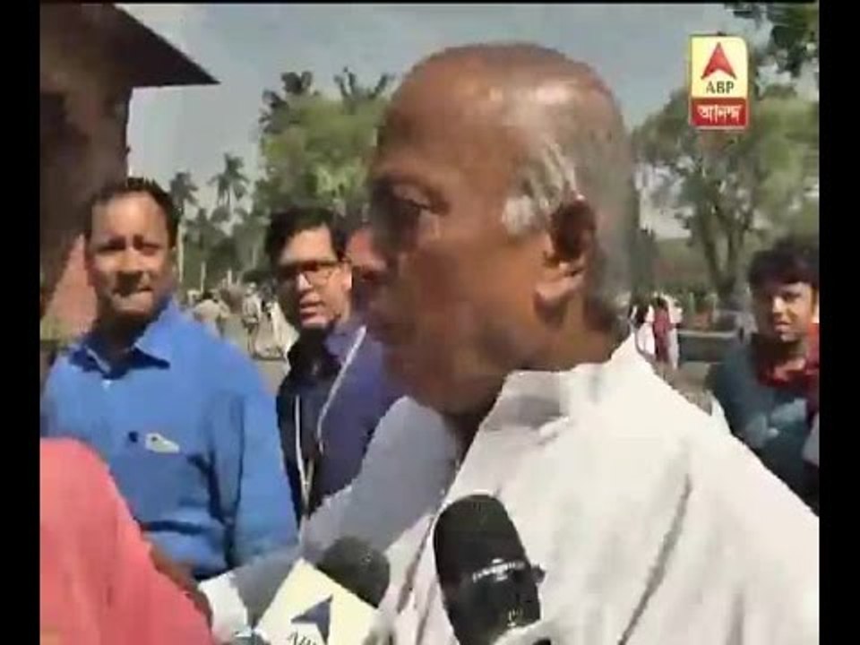 Saugata Roy lost his temper while asked by ABP Ananda correspondent that whether ha had ta