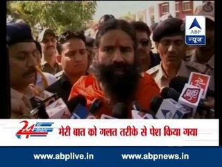 Ramdev regrets 'honeymoon' remark against Rahul Gandhi