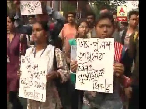 student agitation at Calcutta University: students meet with Governor and election commiss
