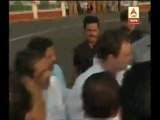 Temple fire: Rahul Gandhi visits accident spot