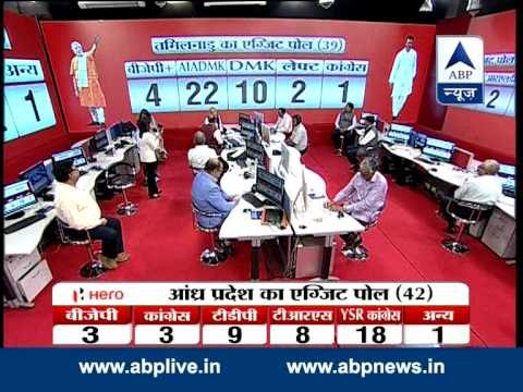 TAMIL NADU EXIT POLL: BJP 4+, AIADMK 22, DMK 10, LEFT 2, CONGRESS 1