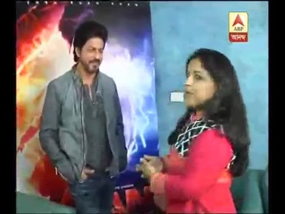 Before releasing of his upcoming movie 'FAN' SRK gives exclusive interview to ABP Ananda