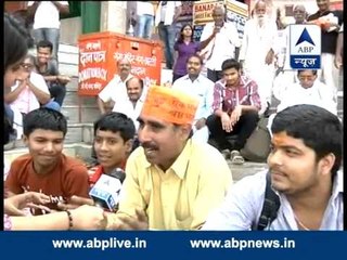 Supporters from different states gather in Varanasi to see Modi