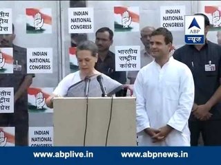 Sonia and Rahul Gandhi take responsibility for defeat