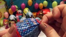 Masha i Medved Videos Маша и Медведь Kinder Surprise Eggs Toys