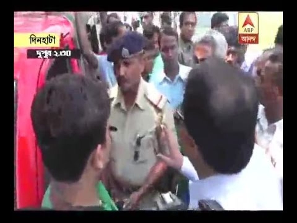 Bengal poll sixth phase: TMC candidate of Dinhata Udayan Guha  threatens police